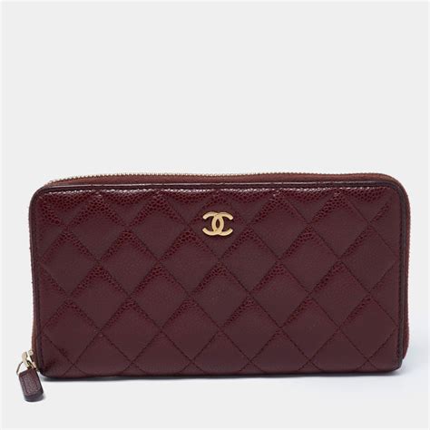 chanel red metallic patent wallet|Chanel wallet discount code.